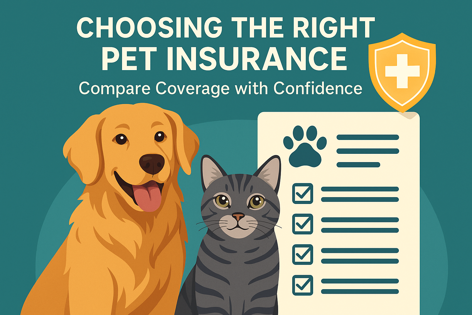 Choosing the Right Pet Insurance: Compare Coverage with Confidence